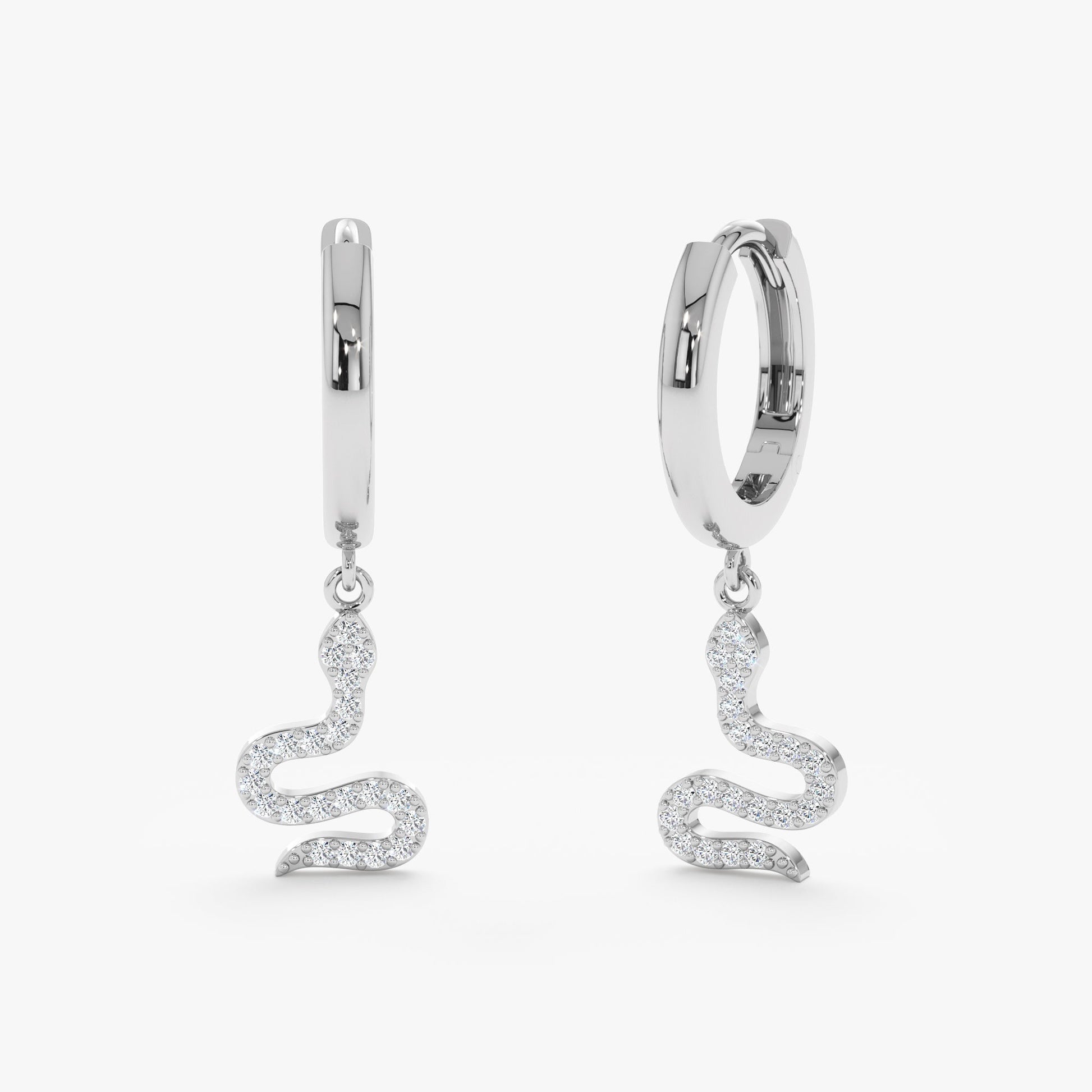 1.0 CT Round Bezel Solitaire Lab Grown Diamond Earrings