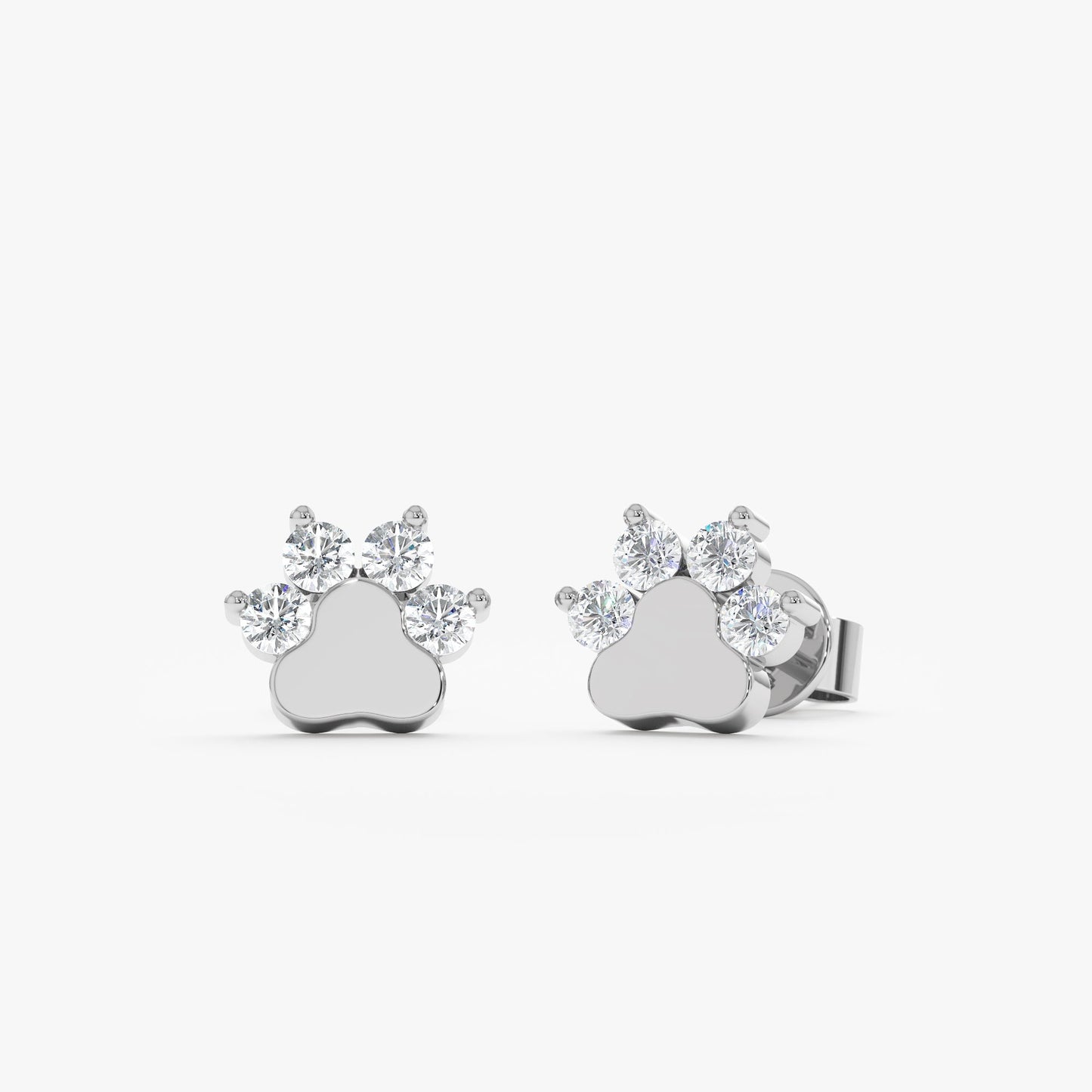 1.0 CT Round Bezel Solitaire Lab Grown Diamond Earrings