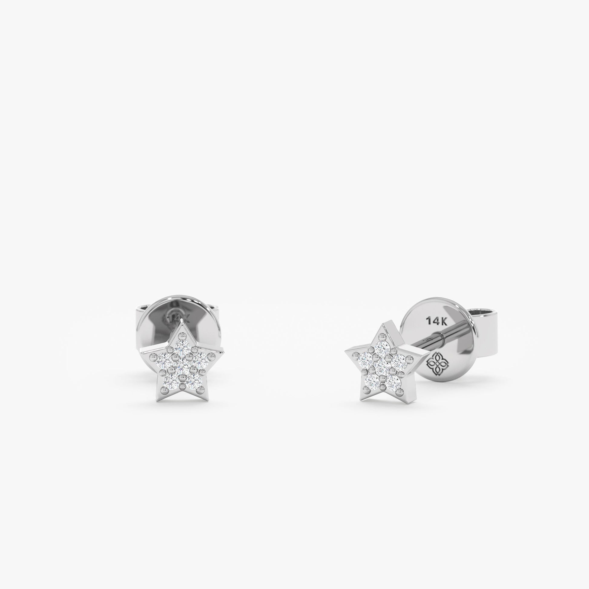 1.0 CT Round Bezel Solitaire Lab Grown Diamond Earrings