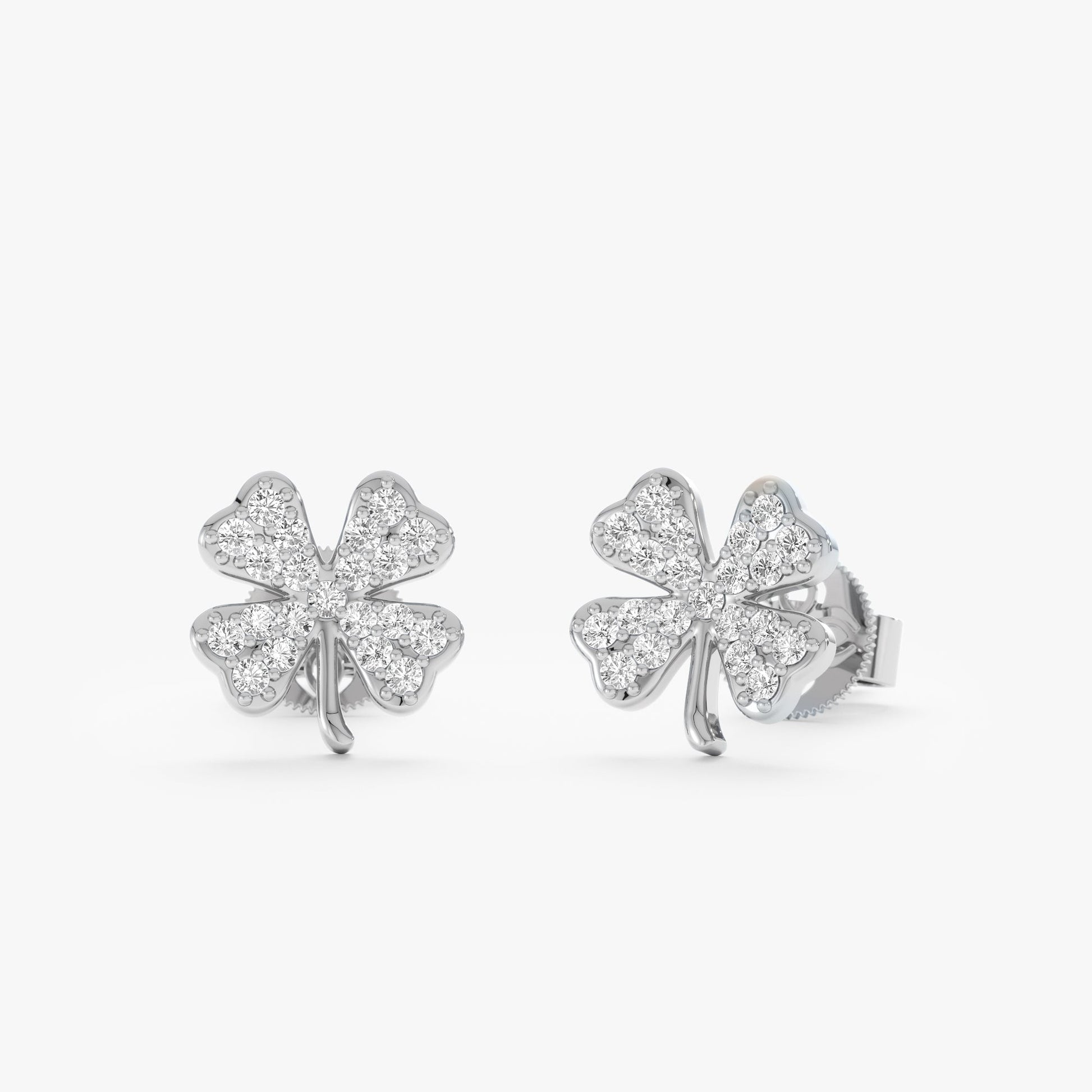 1.0 CT Round Bezel Solitaire Lab Grown Diamond Earrings