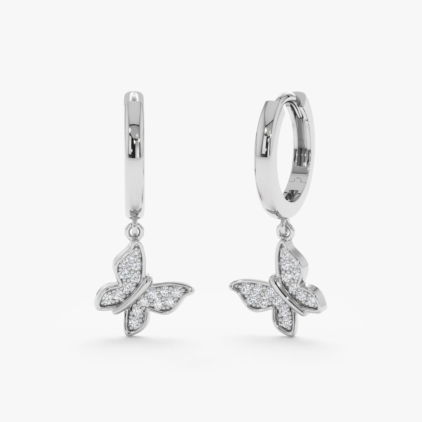 1.0 CT Round Bezel Solitaire Lab Grown Diamond Earrings
