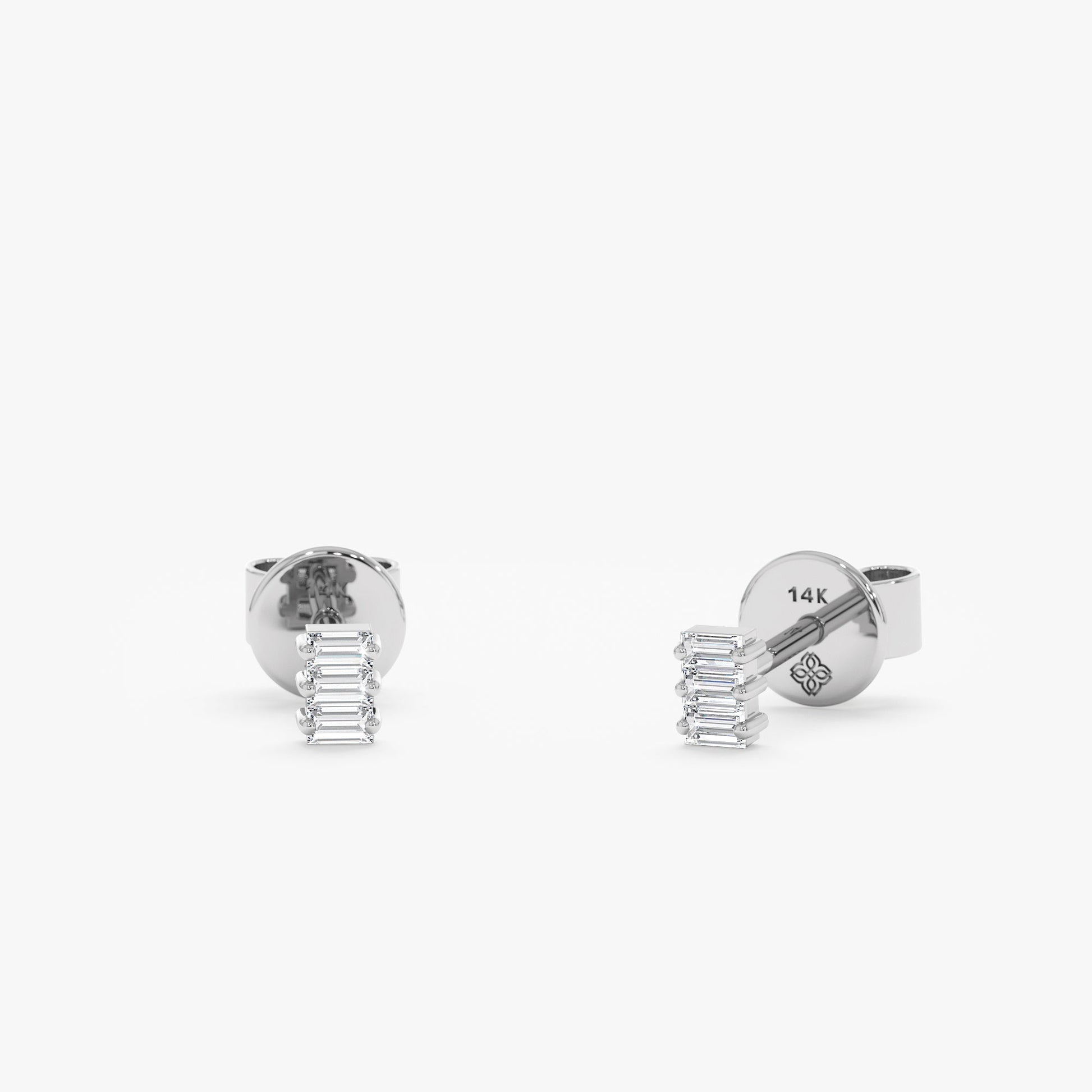 1.0 CT Round Bezel Solitaire Lab Grown Diamond Earrings