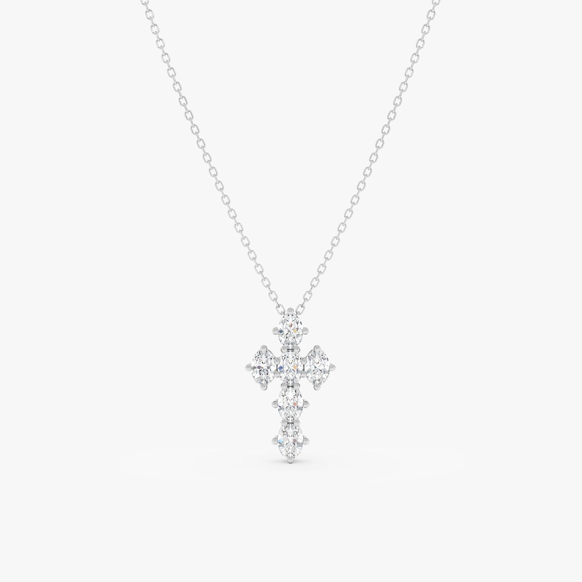 1.0 CT Round Bezel Solitaire Lab Grown Diamond Necklace