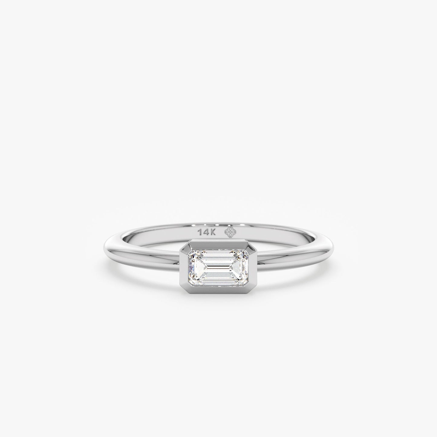 2 CT Round Three Stones Lab Grown Diamond Engagement Ring