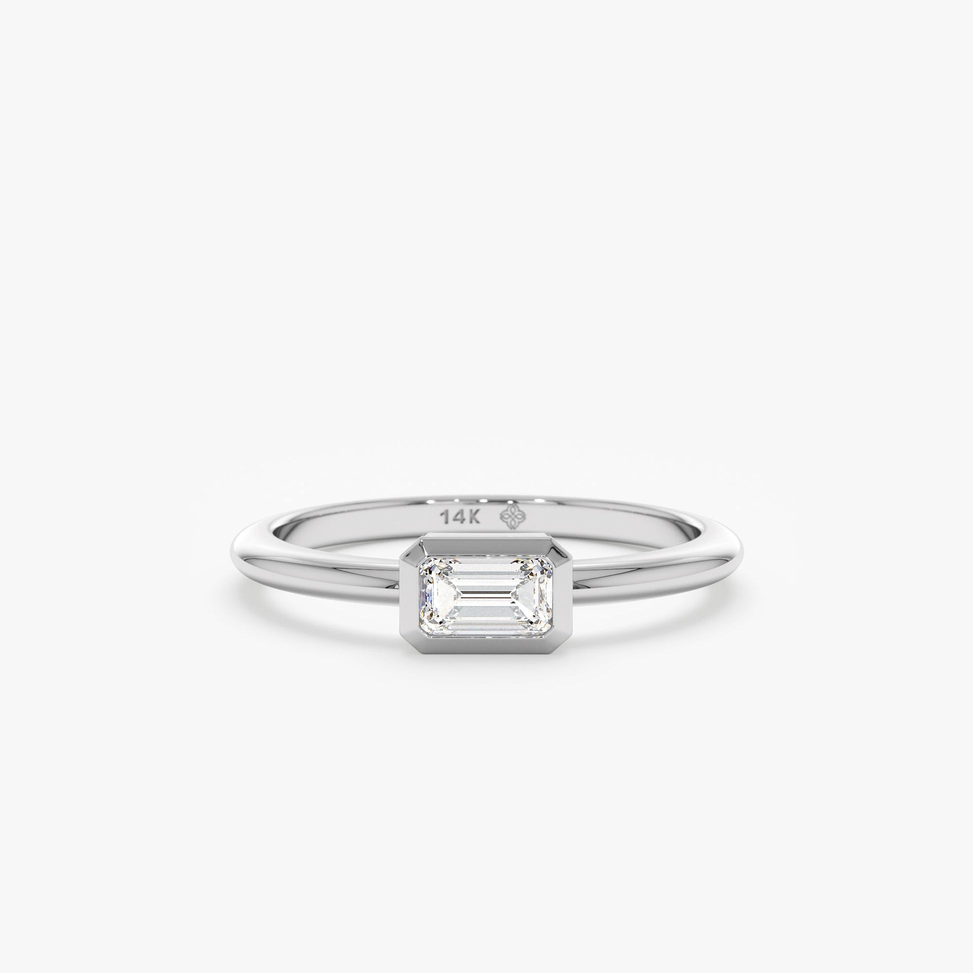 2 CT Round Three Stones Lab Grown Diamond Engagement Ring