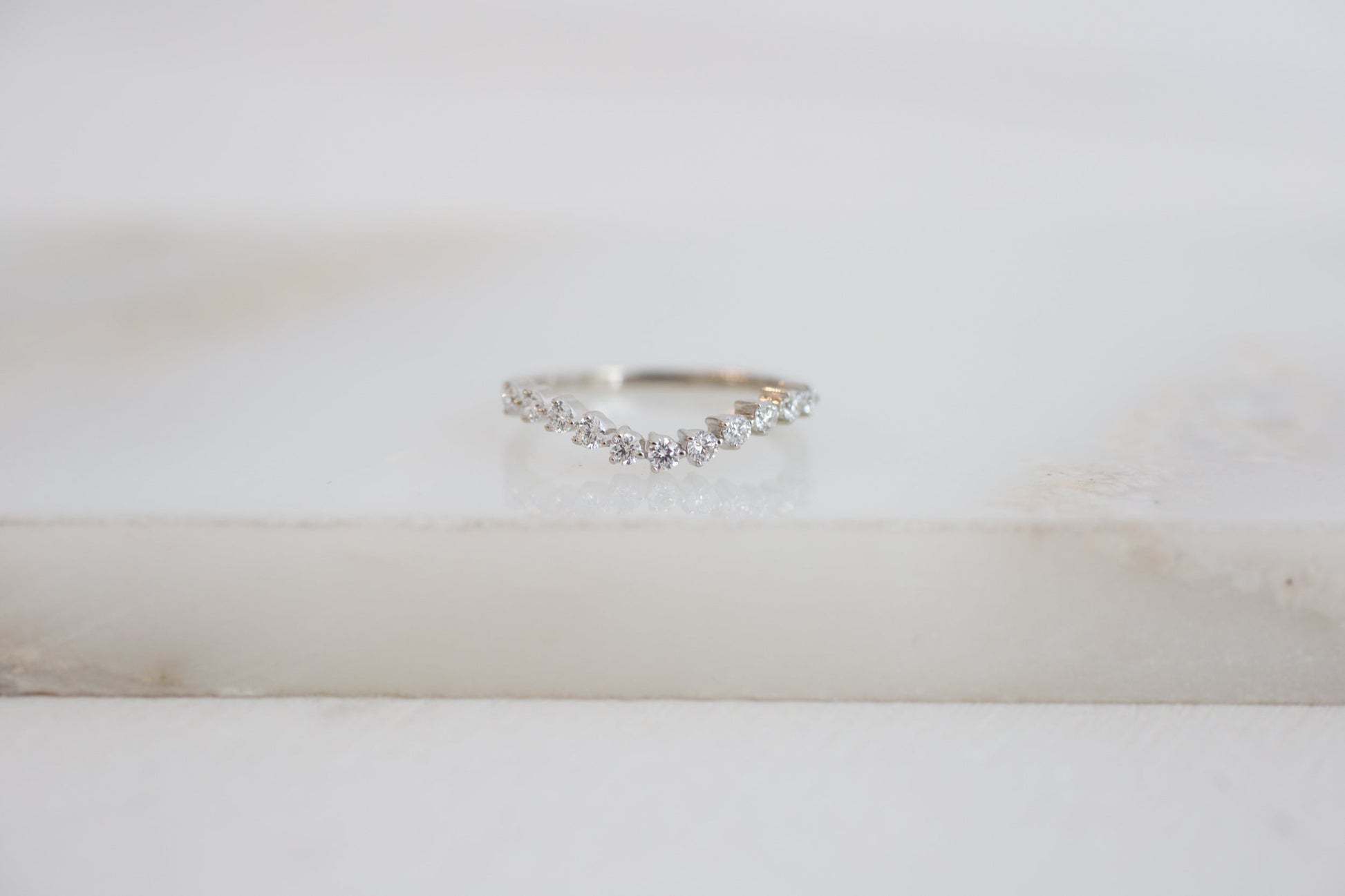 0.37 CT Round Full Eternity Lab Grown Diamond Wedding Band