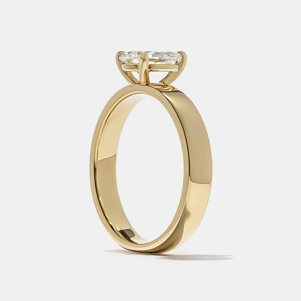 2 CT Round Three Stones Lab Grown Diamond Engagement Ring