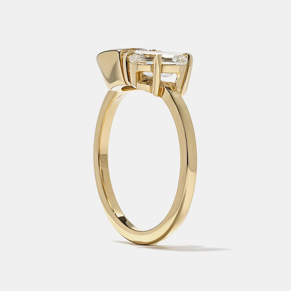 2 CT Round Three Stones Lab Grown Diamond Engagement Ring