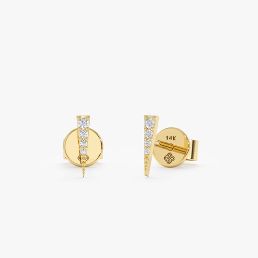 1.0 CT Round Bezel Solitaire Lab Grown Diamond Earrings