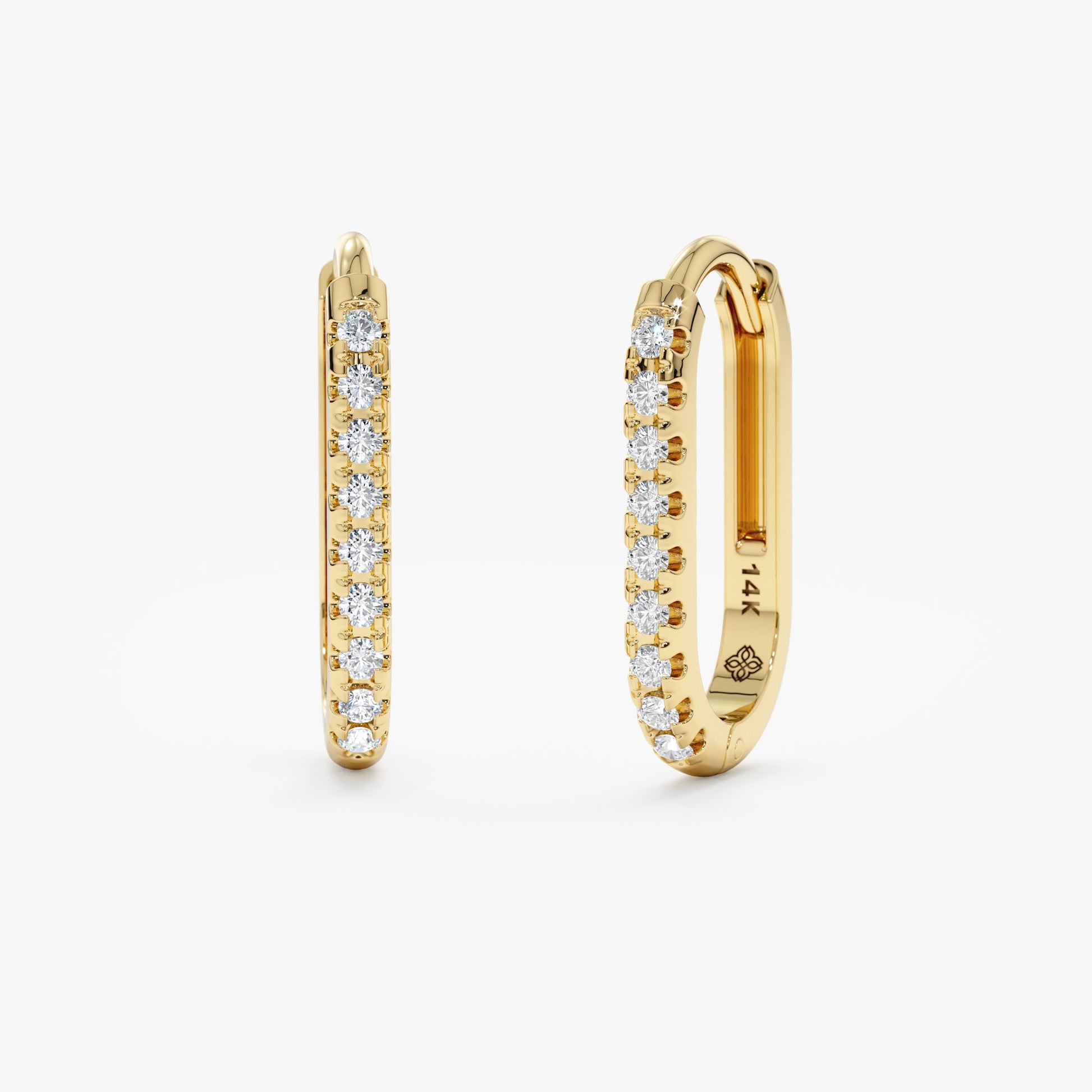 1.0 CT Round Bezel Solitaire Lab Grown Diamond Earrings