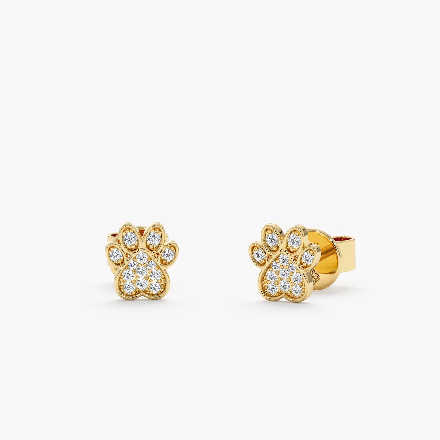 1.0 CT Round Bezel Solitaire Lab Grown Diamond Earrings