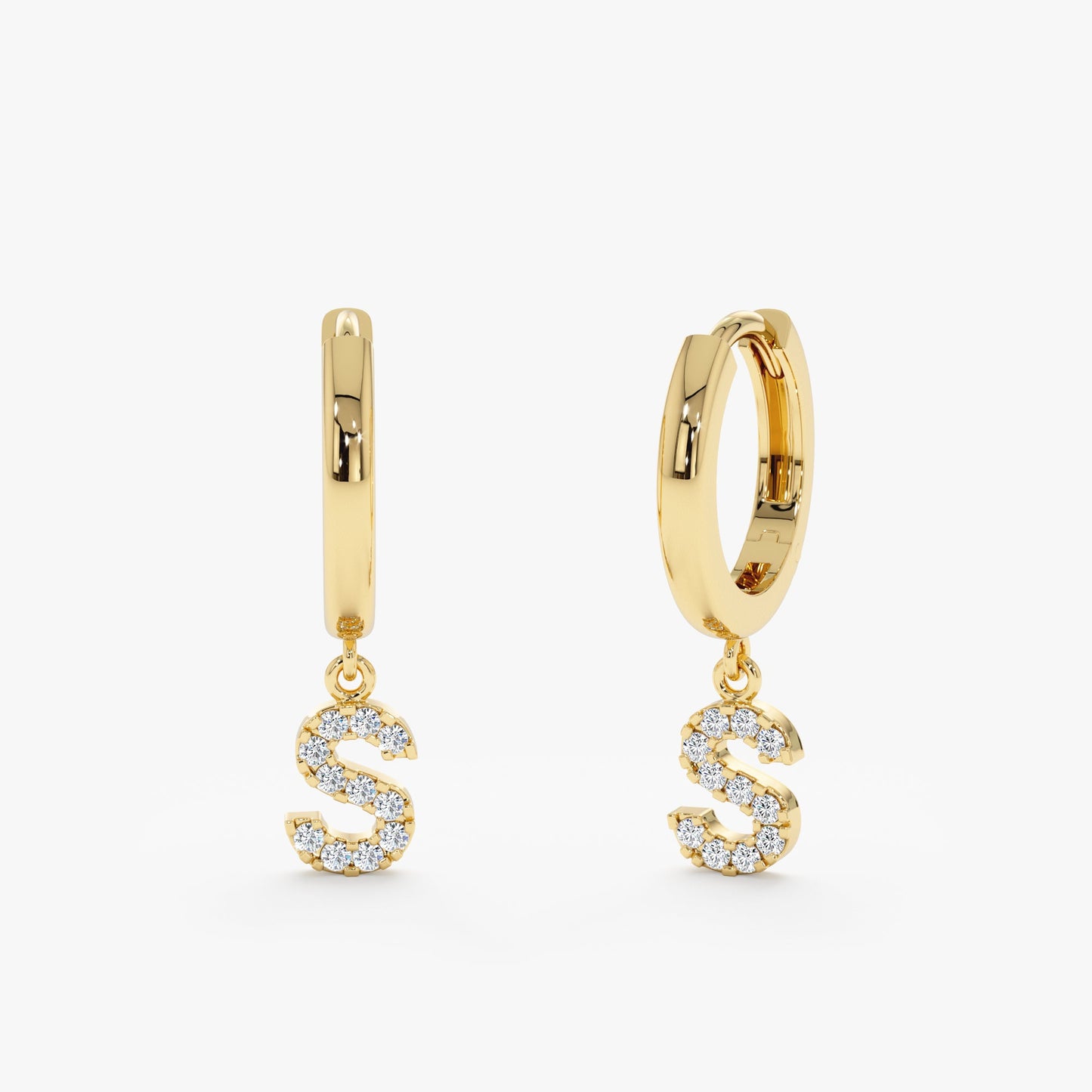 1.0 CT Round Bezel Solitaire Lab Grown Diamond Earrings