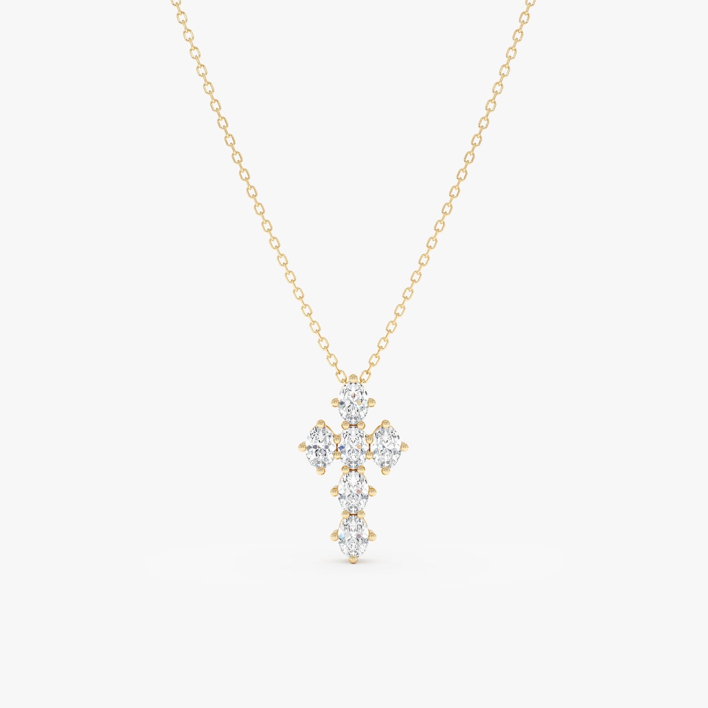 1.0 CT Round Bezel Solitaire Lab Grown Diamond Necklace
