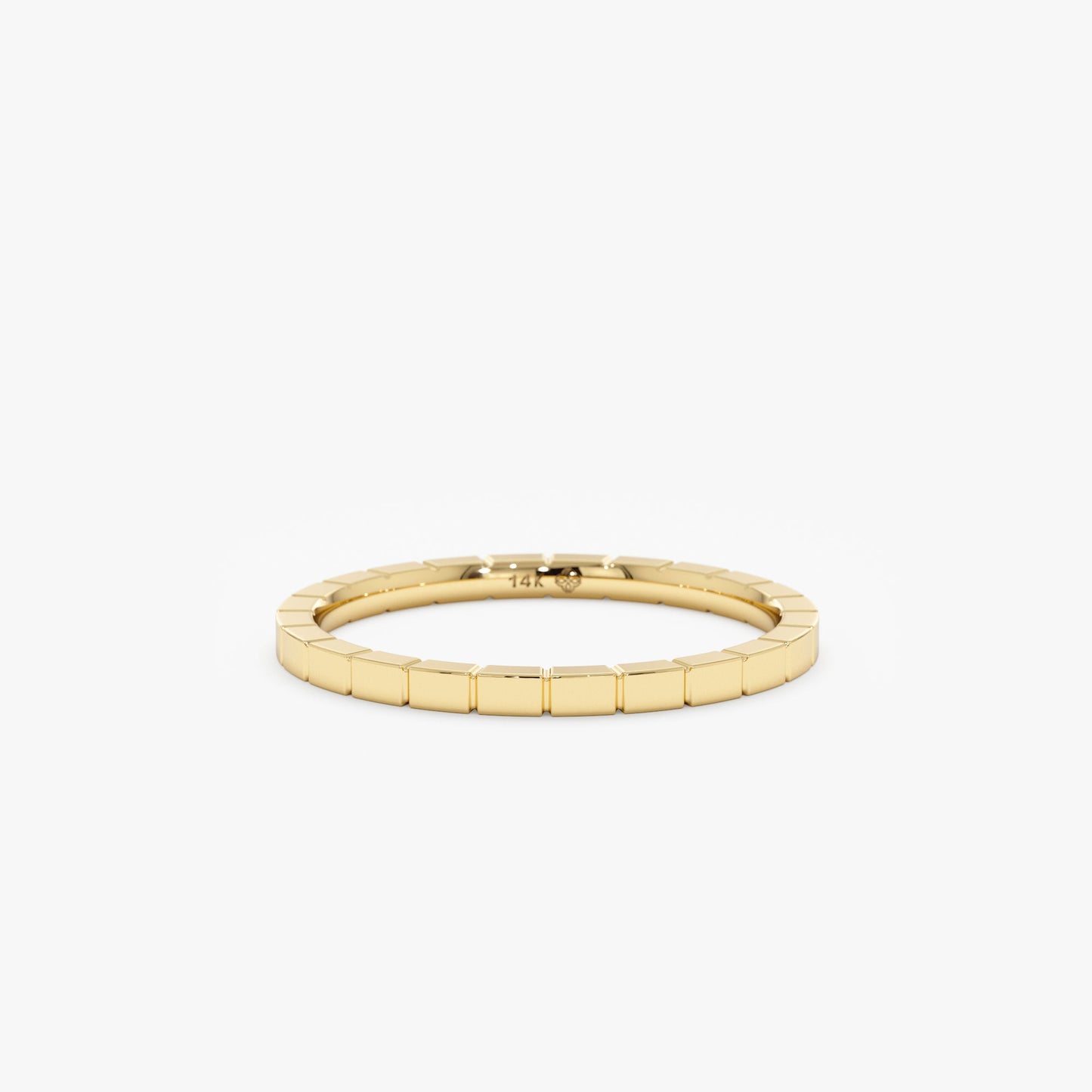 0.37 CT Round Full Eternity Lab Grown Diamond Wedding Band