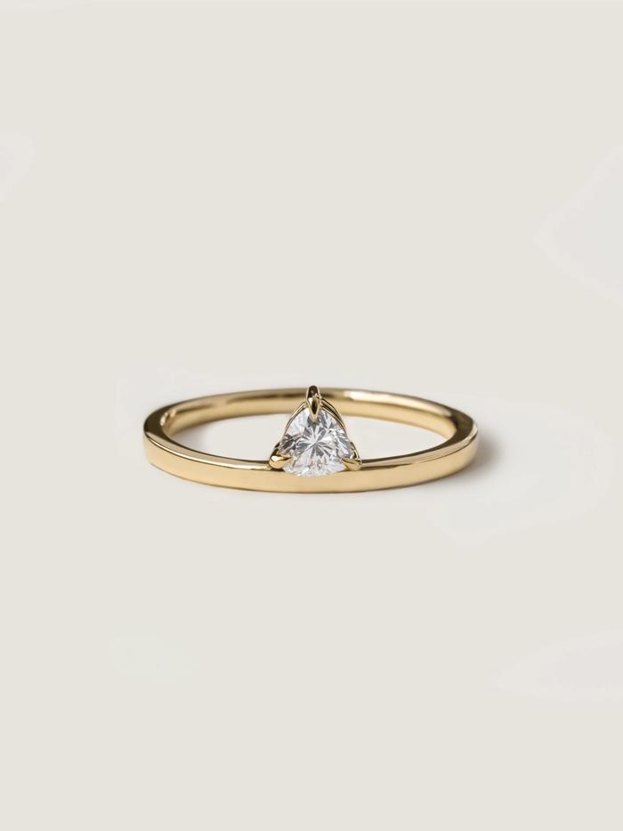 Marquise Cut Cluster Styled Lab Grown Diamond Engagement Ring