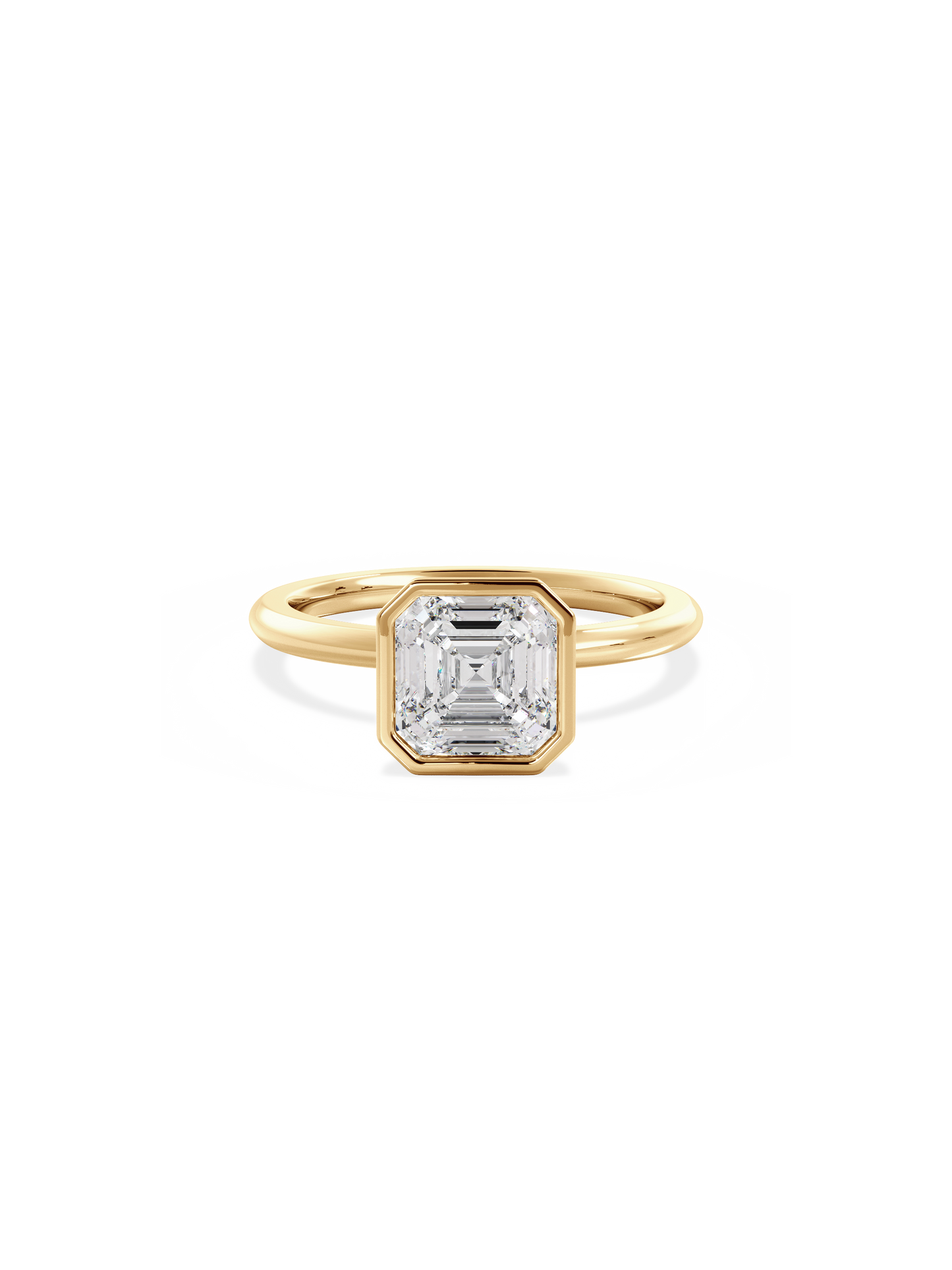 2 CT Round Three Stones Lab Grown Diamond Engagement Ring