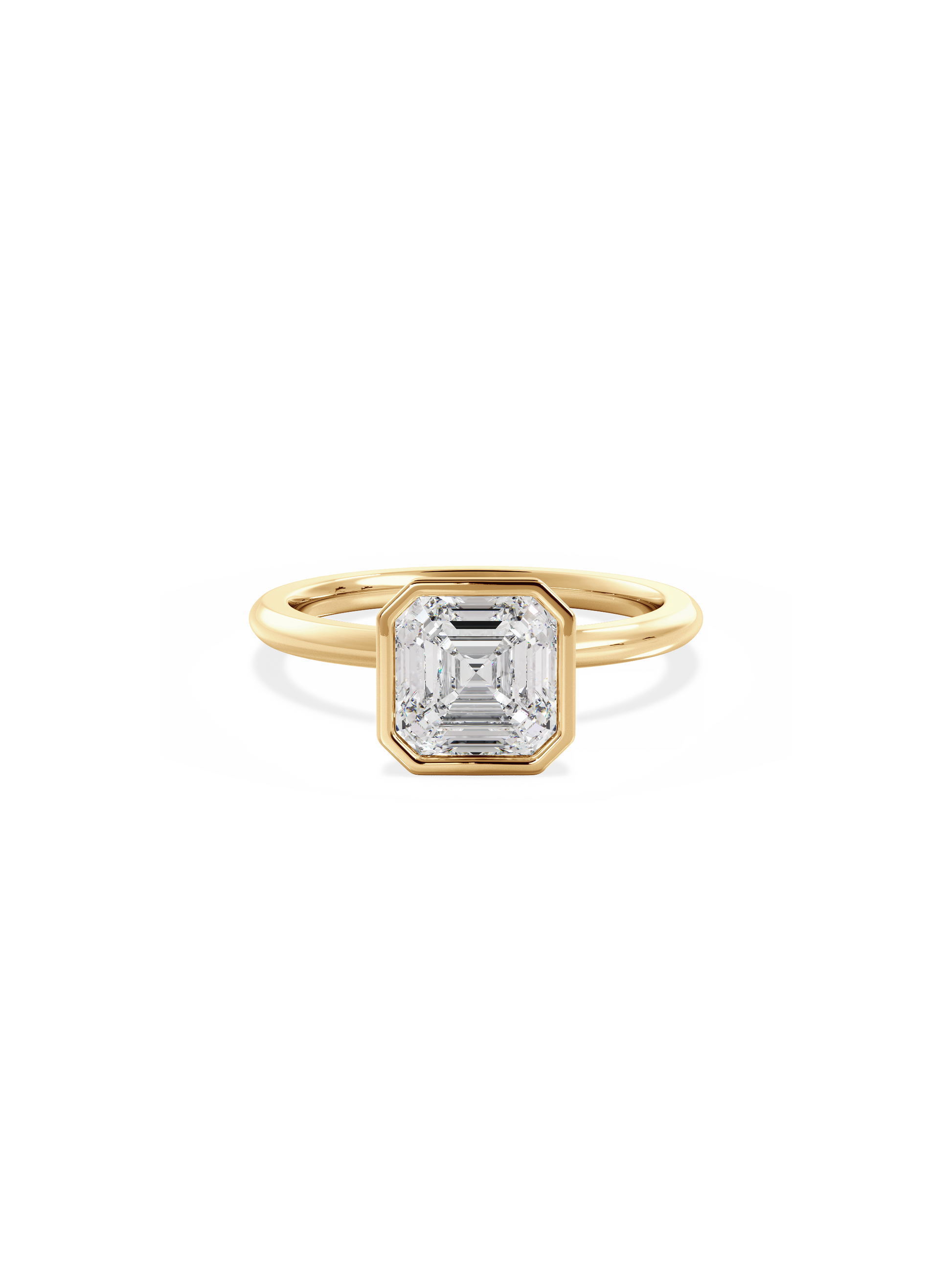 2 CT Round Three Stones Lab Grown Diamond Engagement Ring