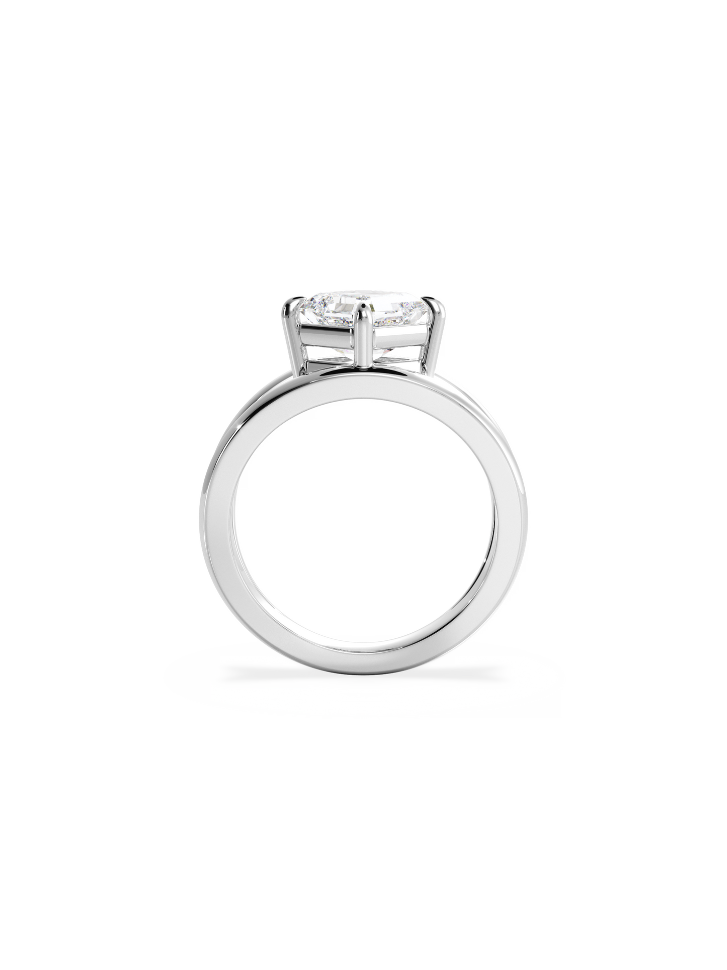 2 CT Round Three Stones Lab Grown Diamond Engagement Ring