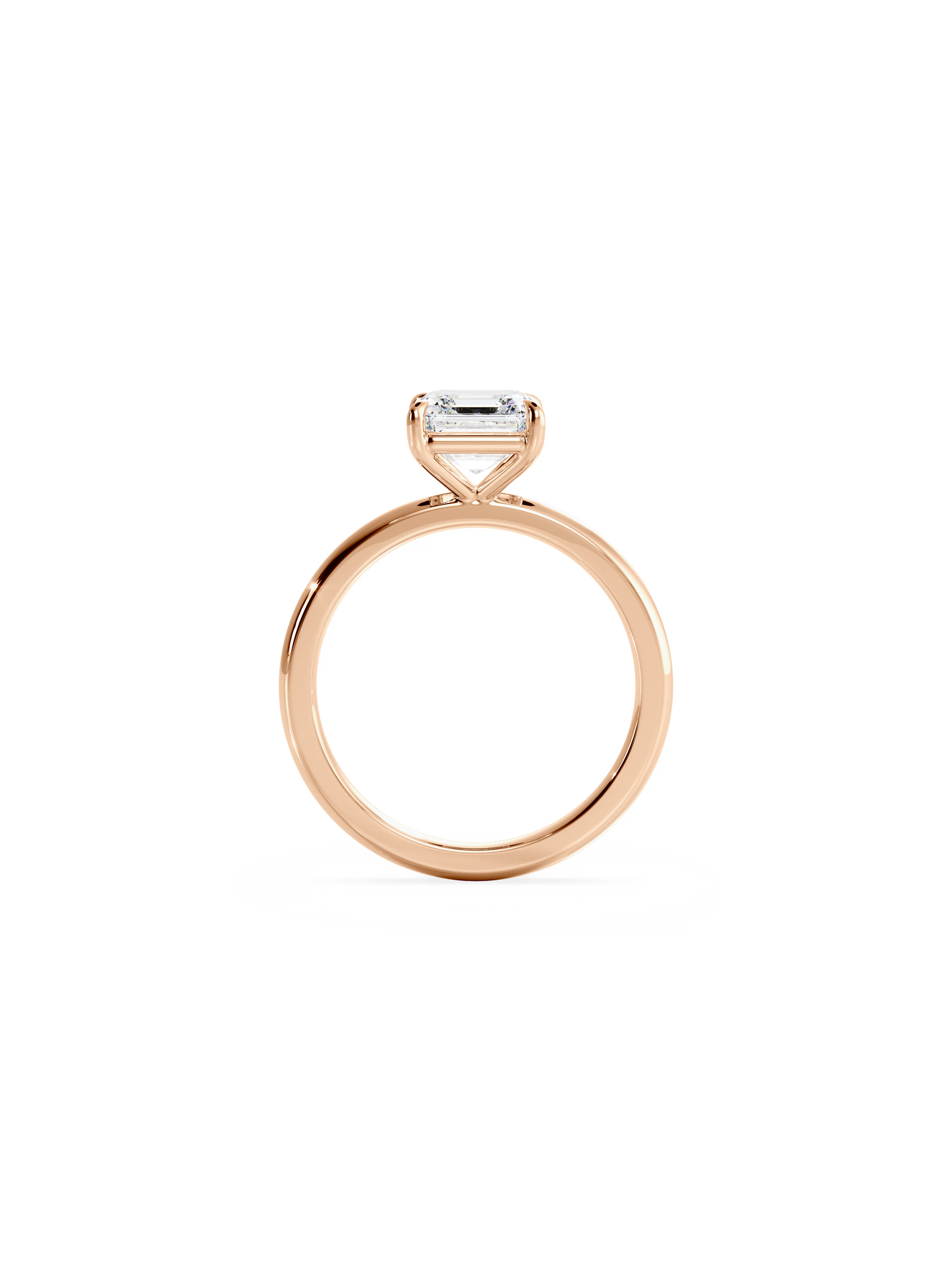 2 CT Round Three Stones Lab Grown Diamond Engagement Ring