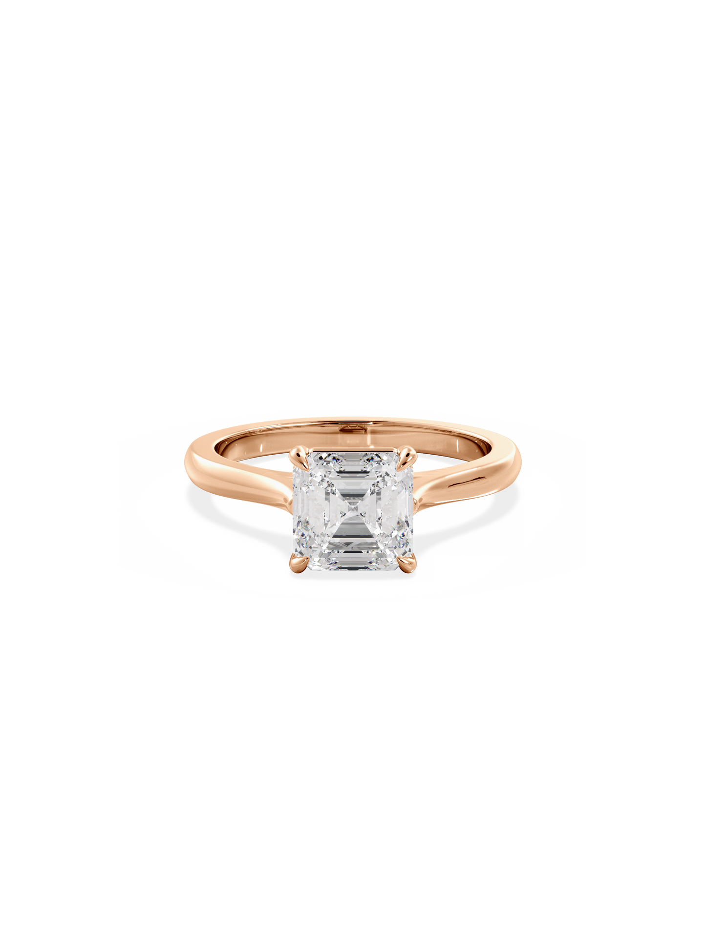 2 CT Round Three Stones Lab Grown Diamond Engagement Ring