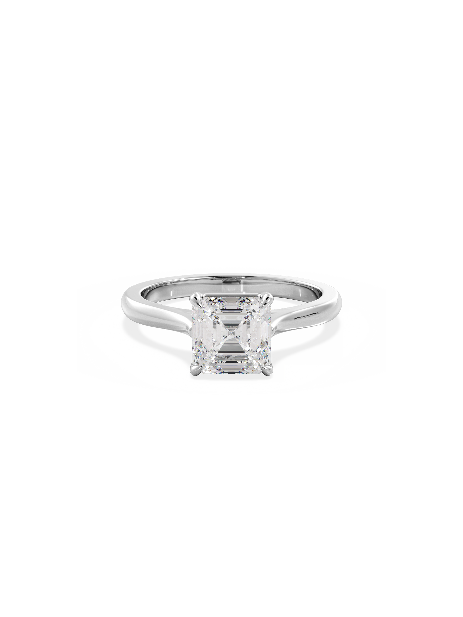 2 CT Round Three Stones Lab Grown Diamond Engagement Ring