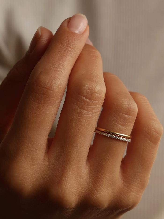 Marquise Cut Cluster Styled Lab Grown Wedding Band