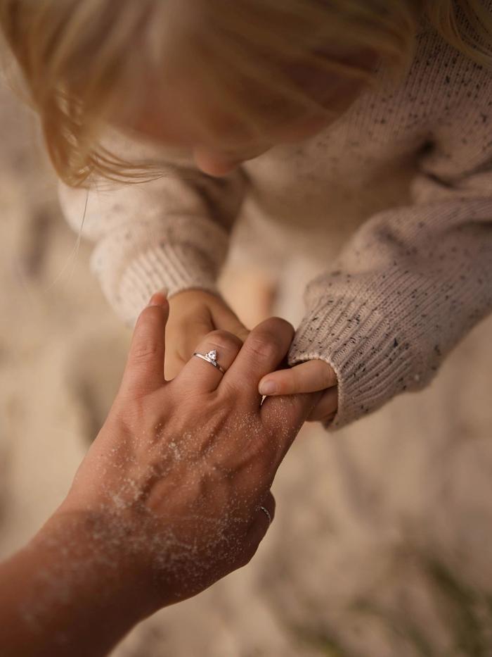 Marquise Cut Cluster Styled Lab Grown Diamond Engagement Ring