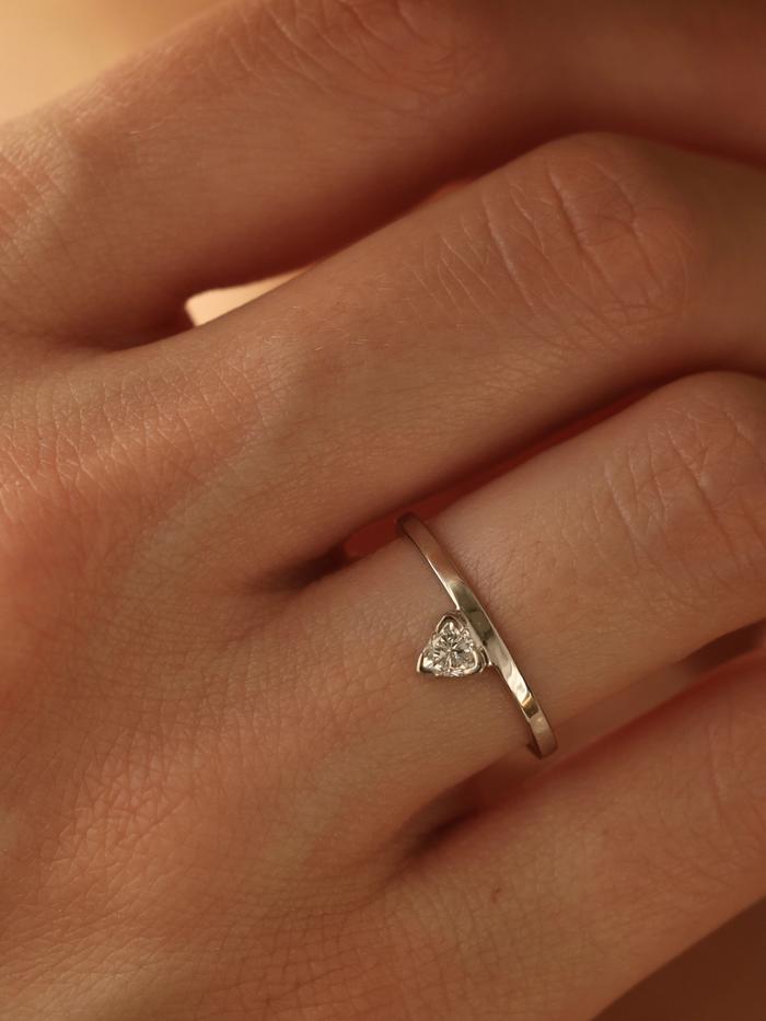 Marquise Cut Cluster Styled Lab Grown Diamond Engagement Ring