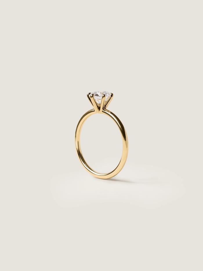 Marquise Cut Cluster Styled Lab Grown Diamond Engagement Ring