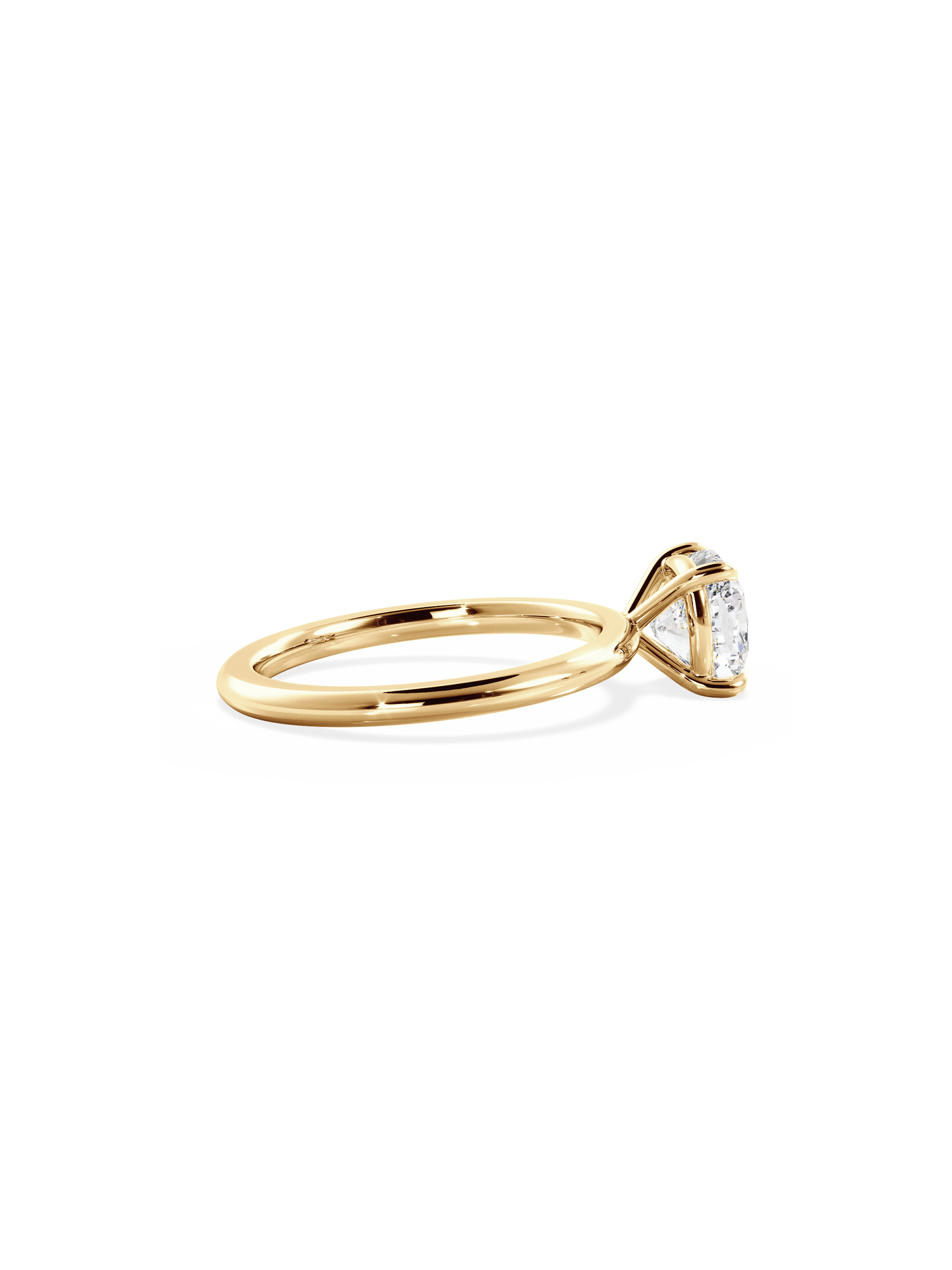 2 CT Round Three Stones Lab Grown Diamond Engagement Ring