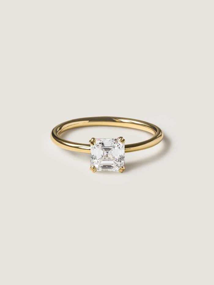 Marquise Cut Cluster Styled Lab Grown Diamond Engagement Ring