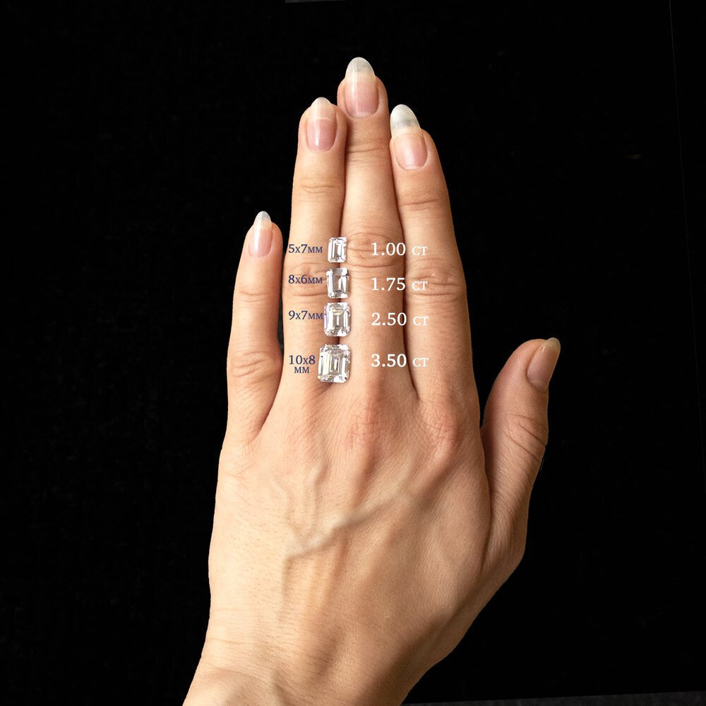 2 CT Round Three Stones Lab Grown Diamond Engagement Ring