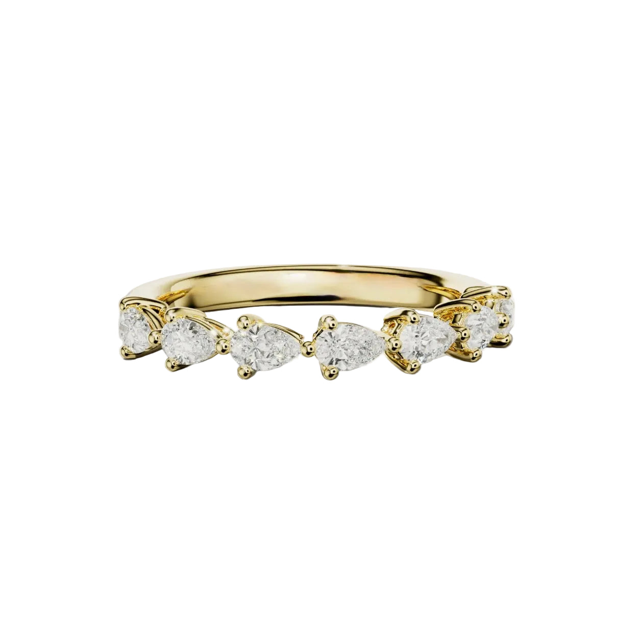 0.37 CT Round Full Eternity Lab Grown Diamond Wedding Band