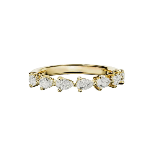 0.37 CT Round Full Eternity Lab Grown Diamond Wedding Band