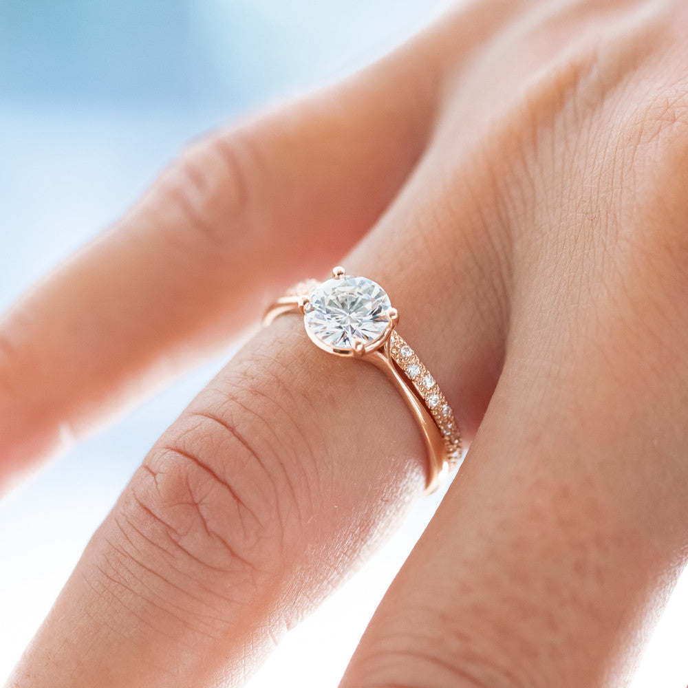 0.37 CT Round Full Eternity Lab Grown Diamond Wedding Band