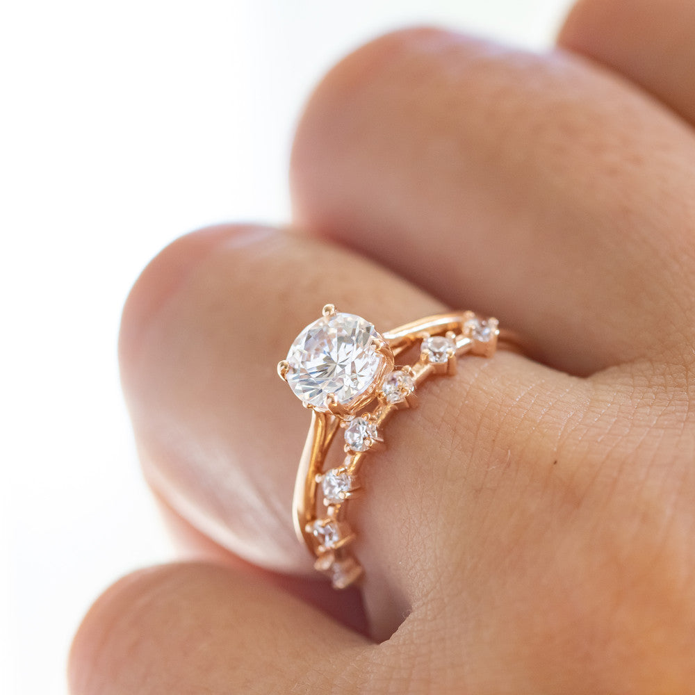 0.37 CT Round Full Eternity Lab Grown Diamond Wedding Band