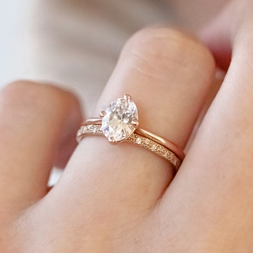 0.37 CT Round Full Eternity Lab Grown Diamond Wedding Band