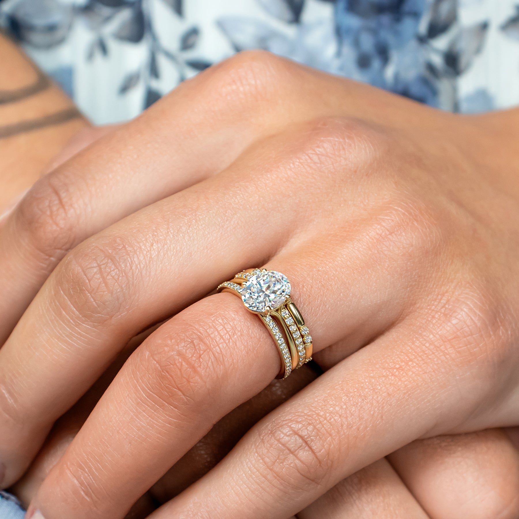 0.37 CT Round Full Eternity Lab Grown Diamond Wedding Band