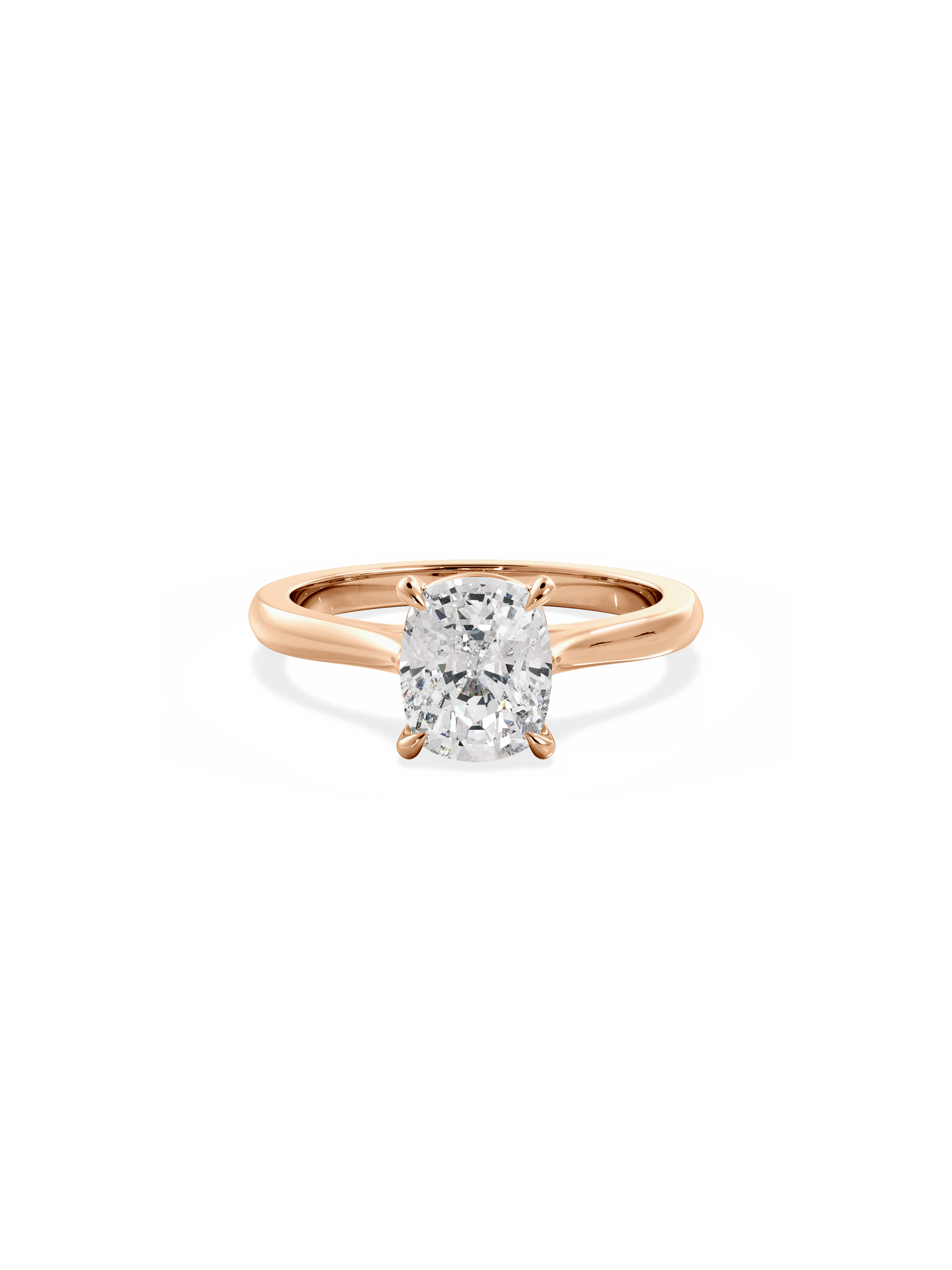 2 CT Round Three Stones Lab Grown Diamond Engagement Ring