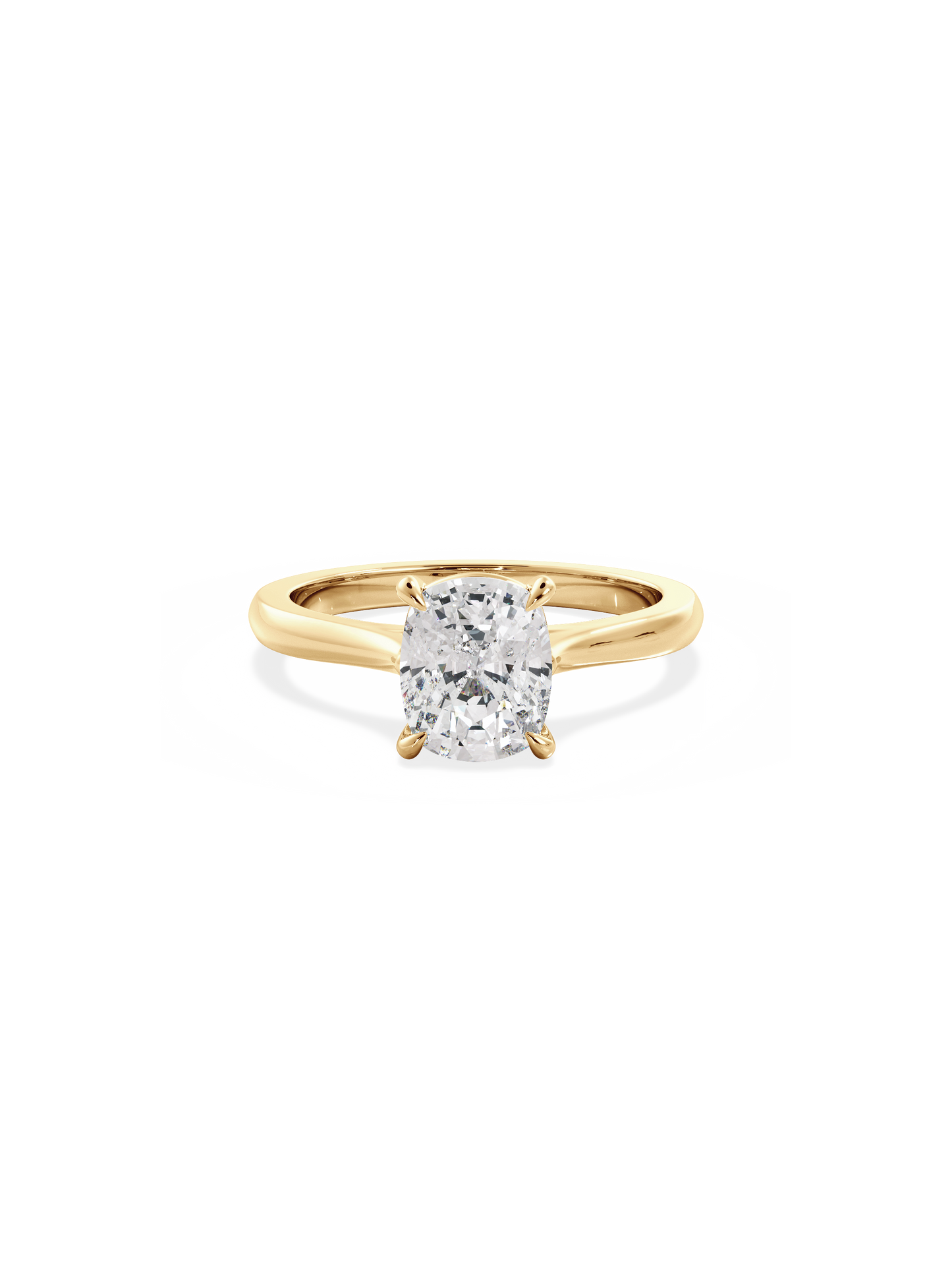 2 CT Round Three Stones Lab Grown Diamond Engagement Ring
