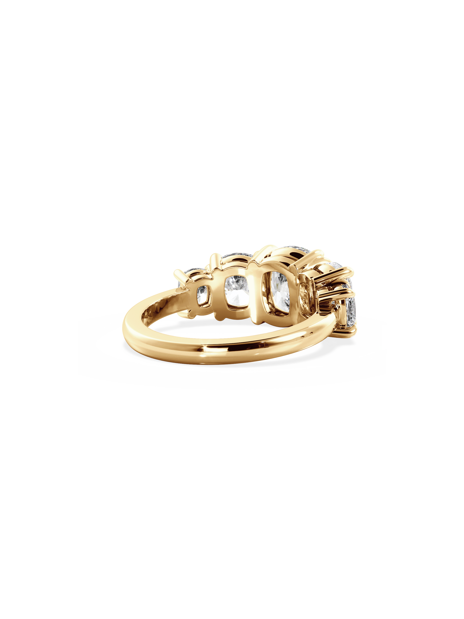 2 CT Round Three Stones Lab Grown Diamond Engagement Ring