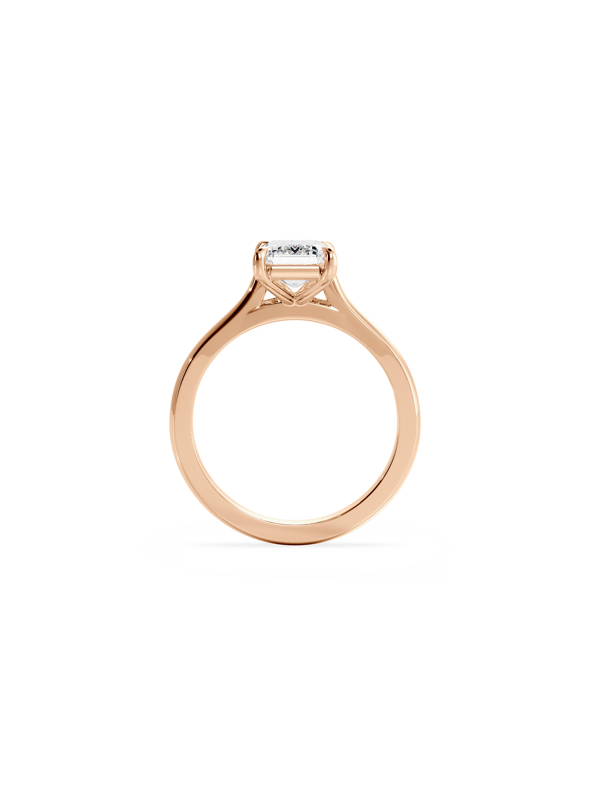 2 CT Round Three Stones Lab Grown Diamond Engagement Ring