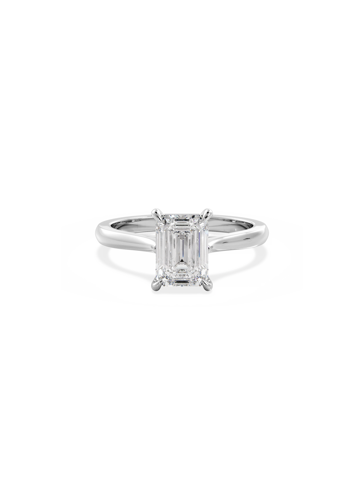 2 CT Round Three Stones Lab Grown Diamond Engagement Ring
