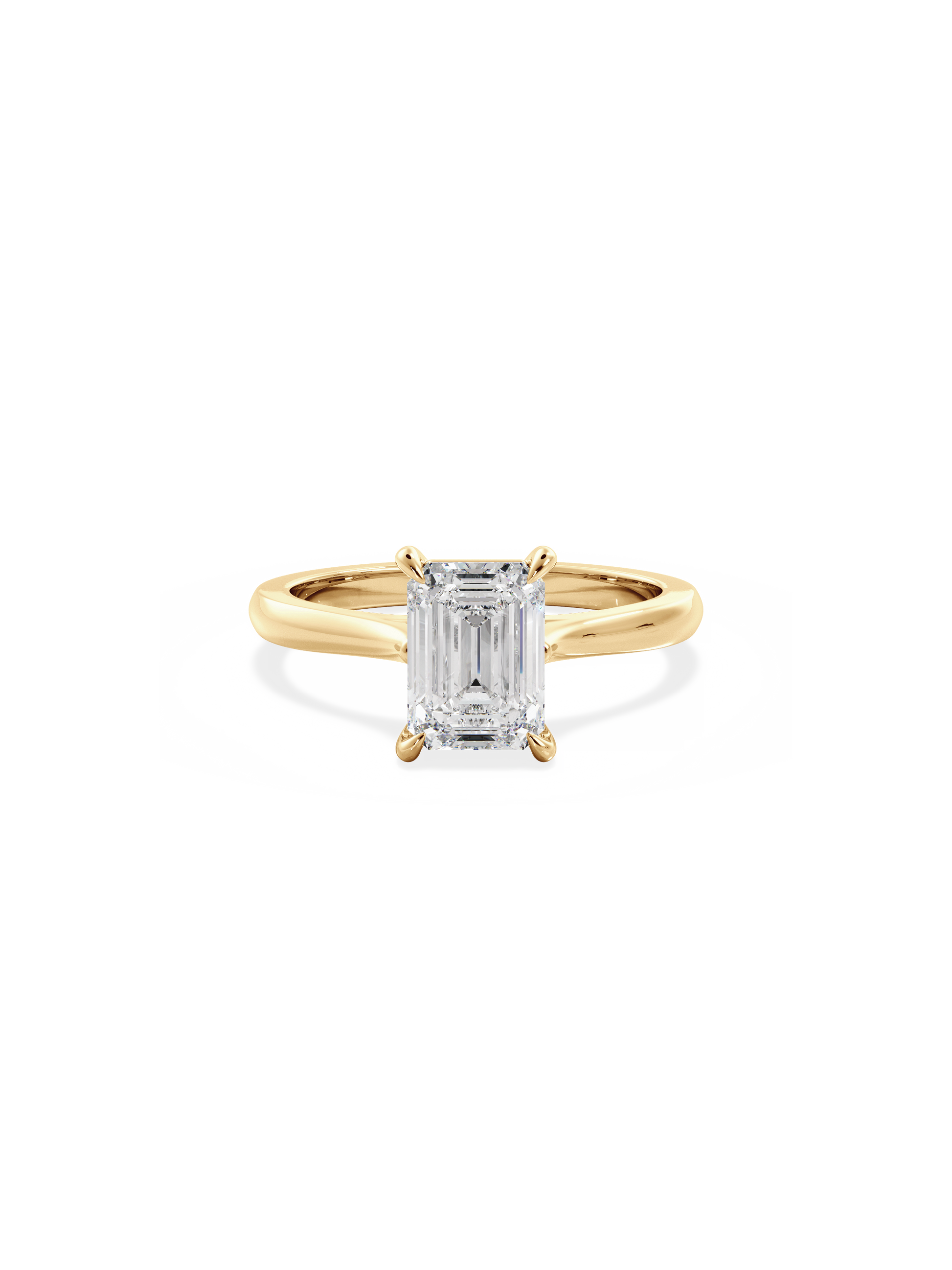 2 CT Round Three Stones Lab Grown Diamond Engagement Ring