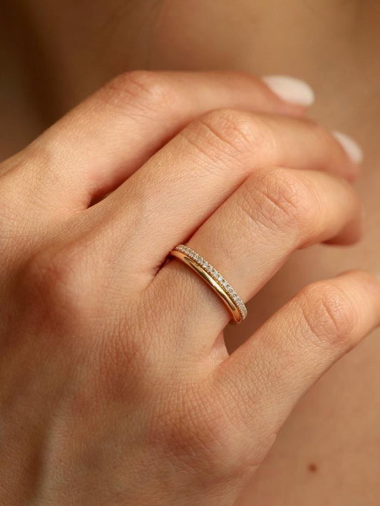 Marquise Cut Cluster Styled Lab Grown Wedding Band