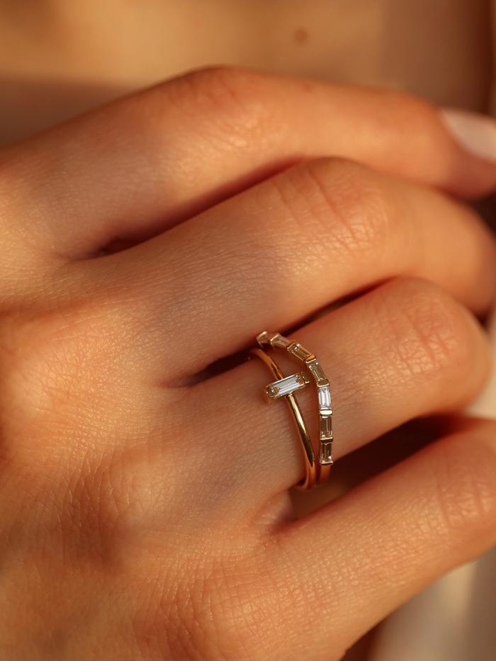 Marquise Cut Cluster Styled Lab Grown Diamond Engagement Ring