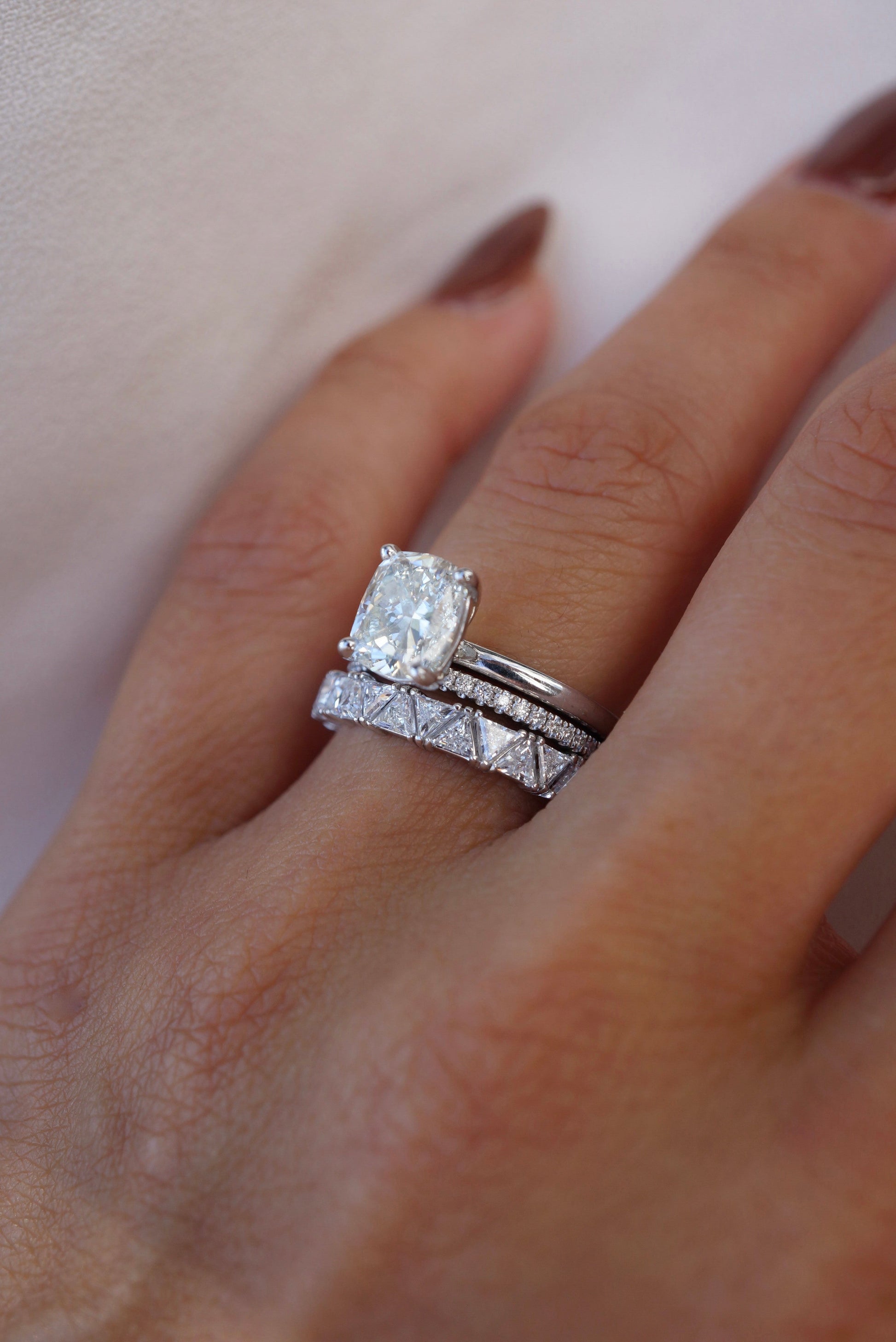0.37 CT Round Full Eternity Lab Grown Diamond Wedding Band