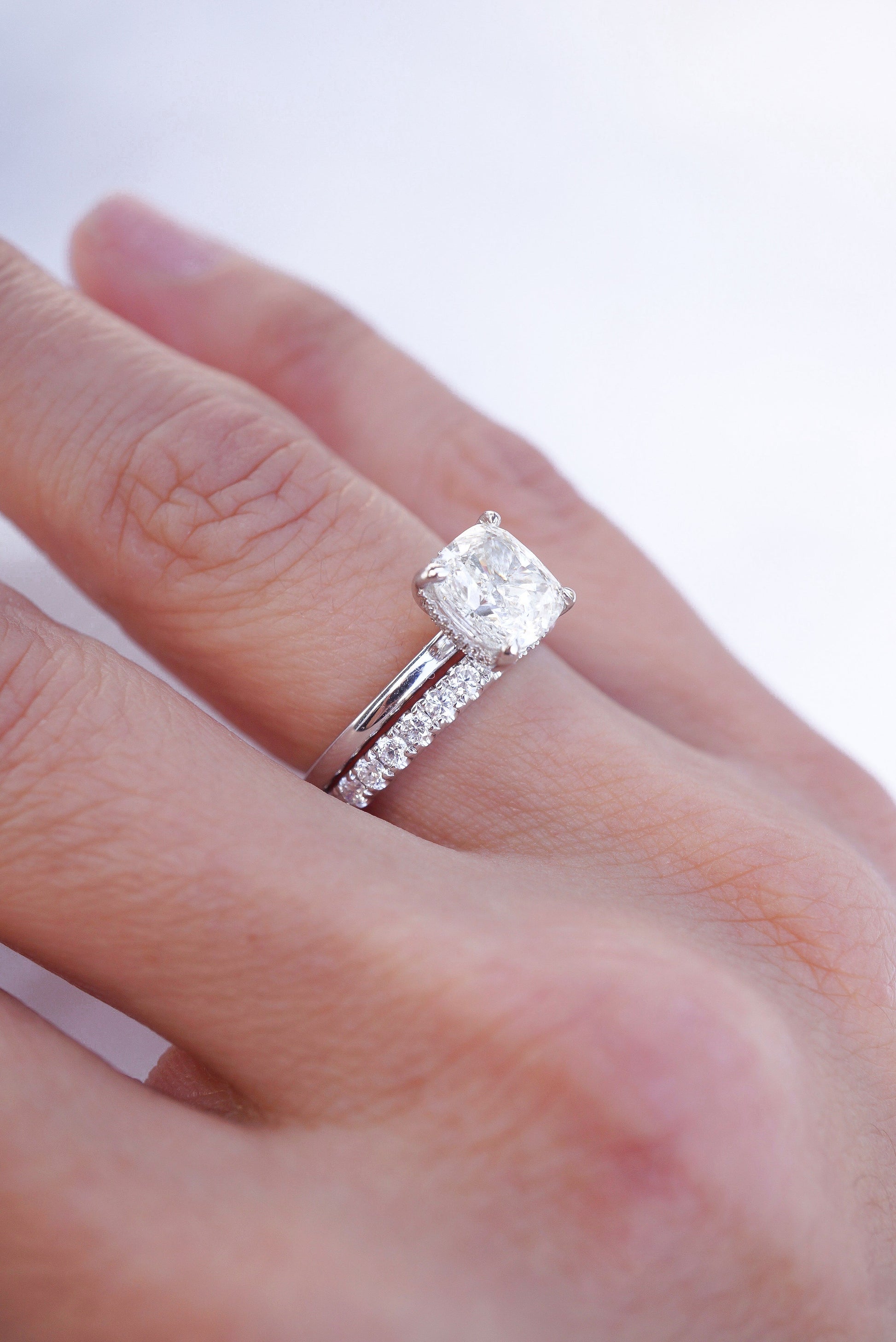 0.37 CT Round Full Eternity Lab Grown Diamond Wedding Band