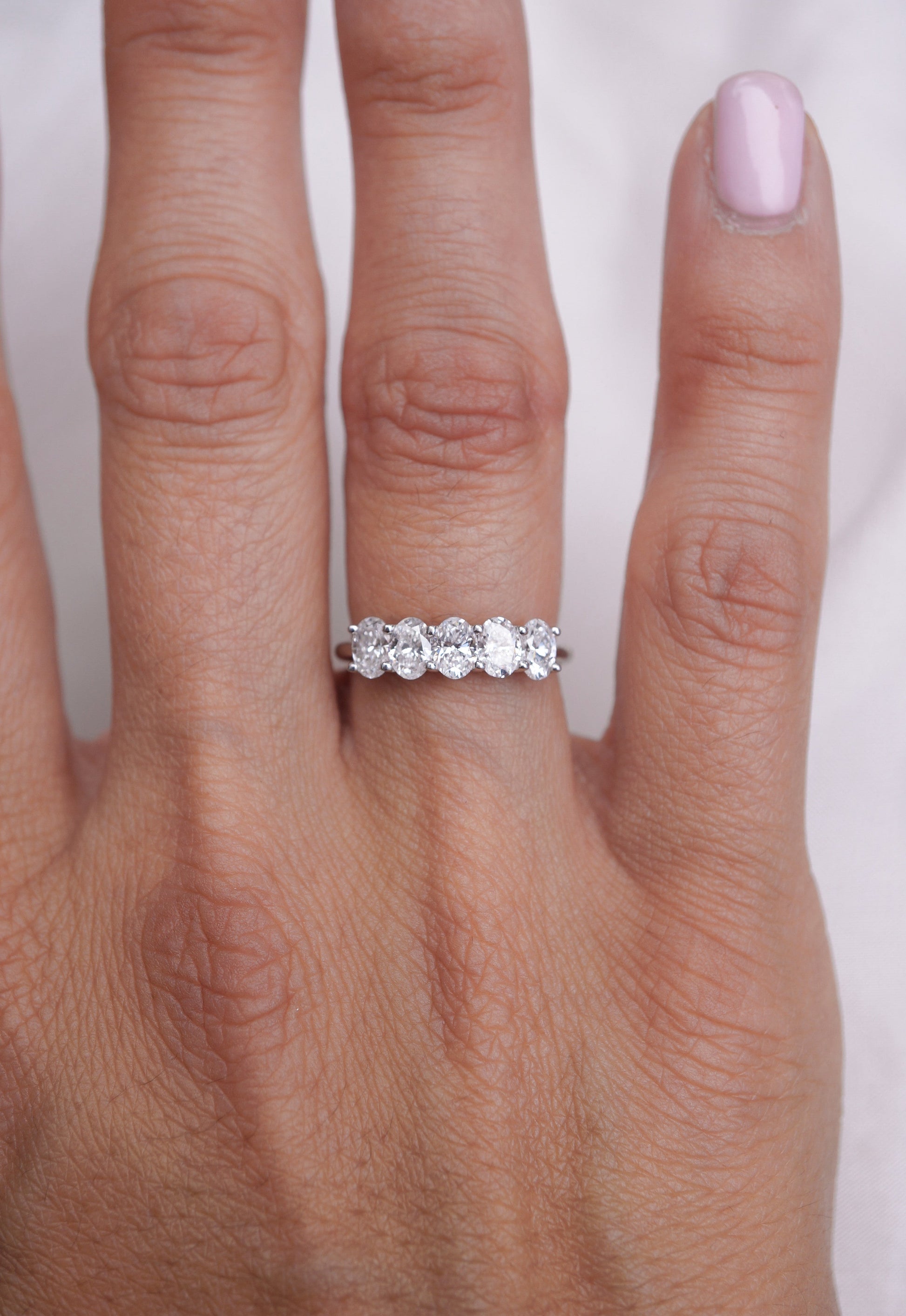 0.37 CT Round Full Eternity Lab Grown Diamond Wedding Band