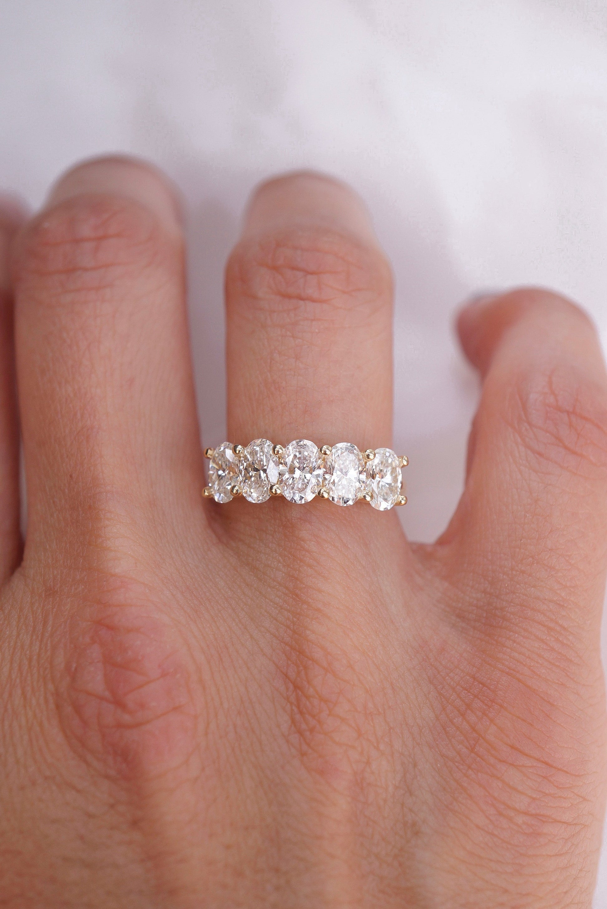 0.37 CT Round Full Eternity Lab Grown Diamond Wedding Band